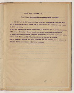 Aprile 1921/Viaggio in Germania dell'Ing. Luigi Emanueli