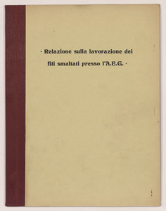Aprile 1921/Viaggio in Germania dell'Ing. Luigi Emanueli