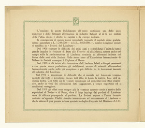 Società del Linoleum/Milano/1898 1923