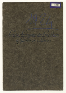 &#34;Société Anonyme du Linoléum à Giubiasco (Suisse)&#34;