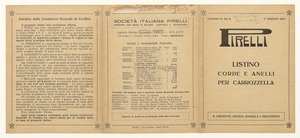 "Listino corde e anelli per carrozzella"