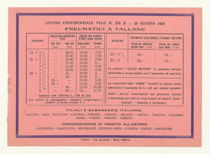 Pneumatici Pirelli velo a tallone