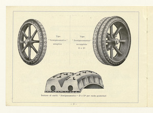 Gomme semipneumatiche per autoveicoli pesanti e carrelli industriali