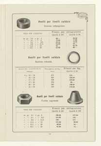 Listino foglie - placche e articoli tecnici in gomma