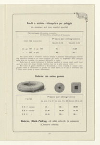 Listino foglie - placche e articoli tecnici in gomma