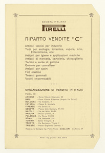 Listino tessuti gommati per uso sanitario