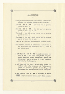 Listino articoli di gomma per pompe irroratrici