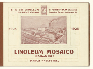 Linoleum Marke Helvetia Giubiasco (Svizzera)