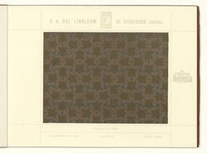 Linoleum Marke Helvetia Giubiasco (Svizzera)