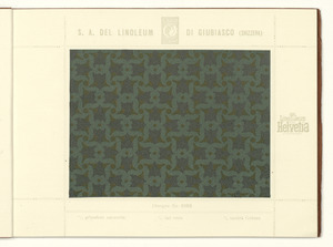 Linoleum Marke Helvetia Giubiasco (Svizzera)