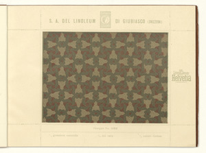 Linoleum Marke Helvetia Giubiasco (Svizzera)