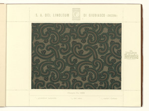 Linoleum Marke Helvetia Giubiasco (Svizzera)