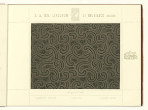 Linoleum Marke Helvetia Giubiasco (Svizzera)