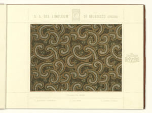 Linoleum Marke Helvetia Giubiasco (Svizzera)