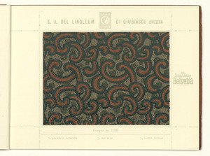 Linoleum Marke Helvetia Giubiasco (Svizzera)