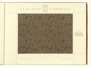 Linoleum Marke Helvetia Giubiasco (Svizzera)