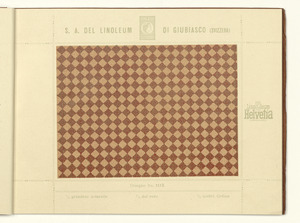Linoleum Marke Helvetia Giubiasco (Svizzera)