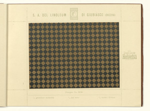 Linoleum Marke Helvetia Giubiasco (Svizzera)