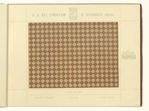 Linoleum Marke Helvetia Giubiasco (Svizzera)