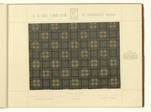 Linoleum Marke Helvetia Giubiasco (Svizzera)
