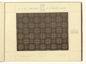 Linoleum Marke Helvetia Giubiasco (Svizzera)