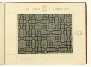 Linoleum Marke Helvetia Giubiasco (Svizzera)