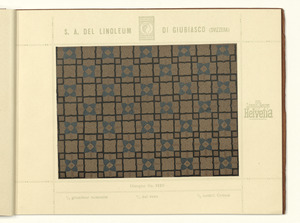 Linoleum Marke Helvetia Giubiasco (Svizzera)