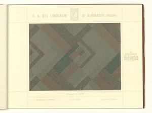 Linoleum Marke Helvetia Giubiasco (Svizzera)