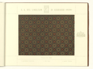 Linoleum Marke Helvetia Giubiasco (Svizzera)