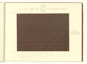 Linoleum Marke Helvetia Giubiasco (Svizzera)