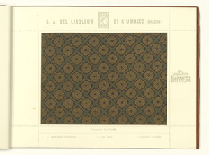 Linoleum Marke Helvetia Giubiasco (Svizzera)