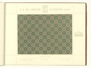 Linoleum Marke Helvetia Giubiasco (Svizzera)