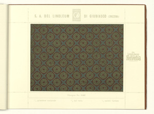 Linoleum Marke Helvetia Giubiasco (Svizzera)