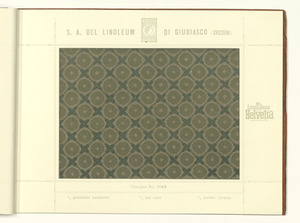 Linoleum Marke Helvetia Giubiasco (Svizzera)