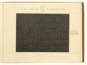 Linoleum Marke Helvetia Giubiasco (Svizzera)