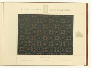 Linoleum Marke Helvetia Giubiasco (Svizzera)