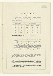 Listino tubi per usi tecnici