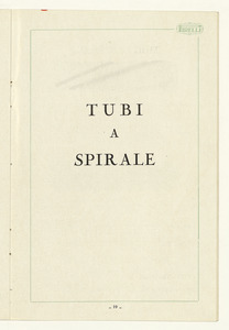 Listino tubi per usi tecnici