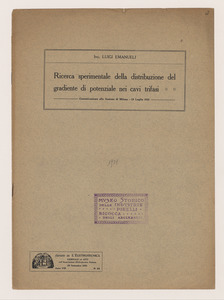 Pubblicazioni dell'Ing. Luigi Emanueli