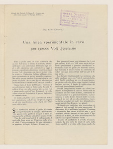 Pubblicazioni dell'Ing. Luigi Emanueli