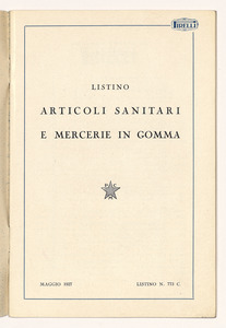 Listino articoli sanitari e mercerie in gomma