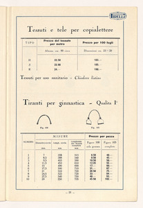 Listino articoli sanitari e mercerie in gomma