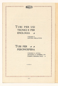 Tubi di sola gomma per enteroclisma, gas e liquidi diversi