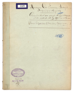 &#34;Manutenzione Cavo Fiumicino - Sardegna del 13 Gennaio 1915 al 30 Giugno 1929&#34;