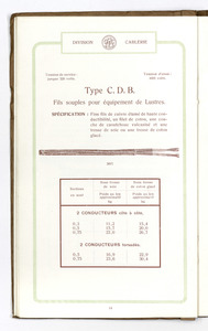 Catalogue n° 1341 fils & cables