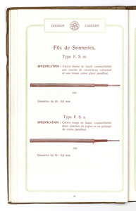 Catalogue n° 1341 fils & cables