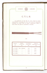 Catalogue n° 1341 fils & cables