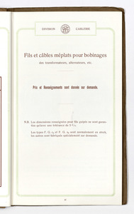 Catalogue n° 1341 fils & cables