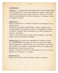 Relazione sull'esercizio di fabbrica - 1933