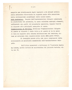 Verbali del Consiglio di Amministrazione delle Fabbriche Riunite Industria Gomma Torino del 18 settembre 1934